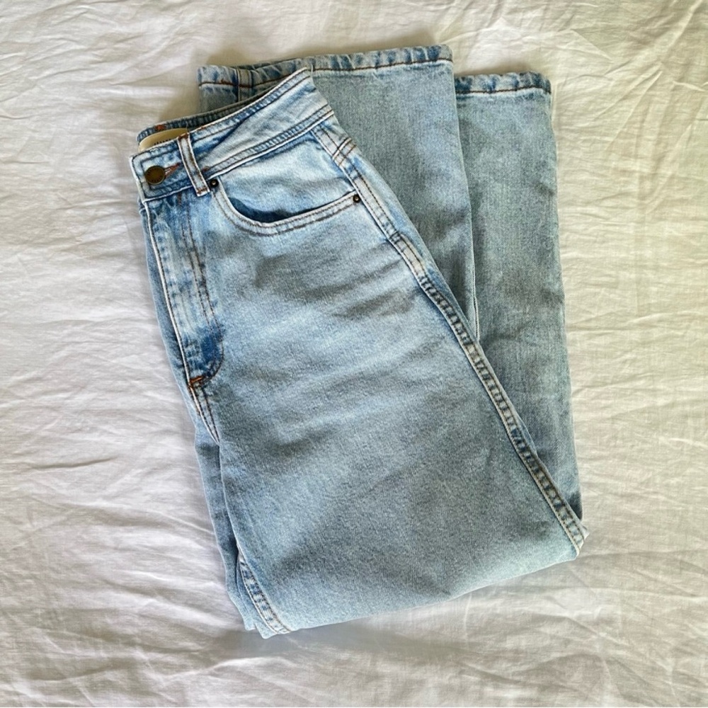 Sézane Le Crop Jeans Size 4 (36) Bleach